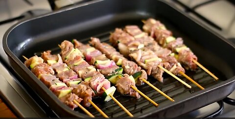 36 Kebab Skewers Slicer _ Brochette Grill Kebab Maker _ Kebab Recipe