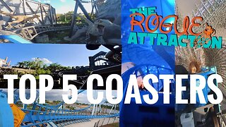 Zort And I's Tops 5 Coasters In Florida | Our First Ride Ranking Video