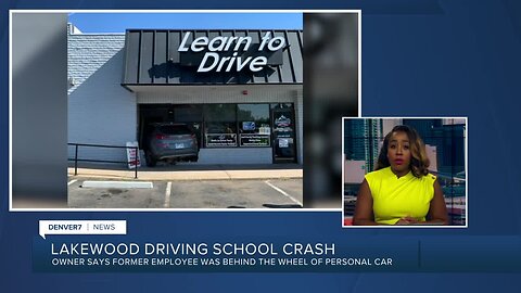 Newly hired instructor crashes car into Lakewood driving school