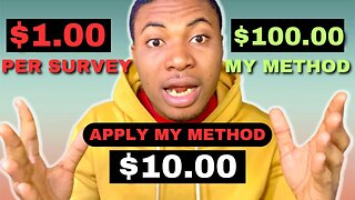 1 APP That Will Make You $100 Just by taking survey (Make Money Online For Free)