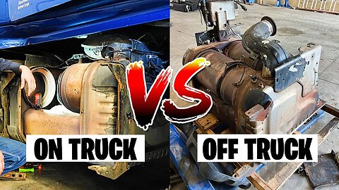 Install DPF with One Box on truck VS off truck - which method is easier?