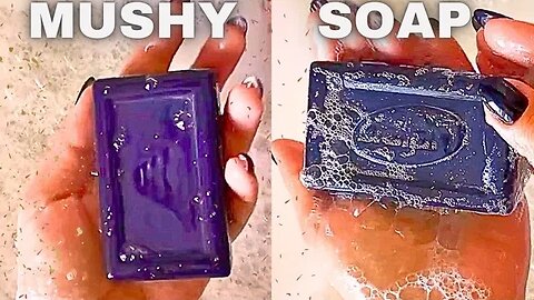 Unbelievably Relaxing ASMR Soap 💙 Mushy Soap 💖💝 LUX | CAMAY SOAP ✨ Super Satisfying ASMR video 🔥