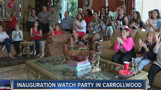 Inauguration watch party in Carrollwood