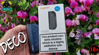 ASPIRE DECO MOD / REVIEW #aspiredecomod#vape 🔞