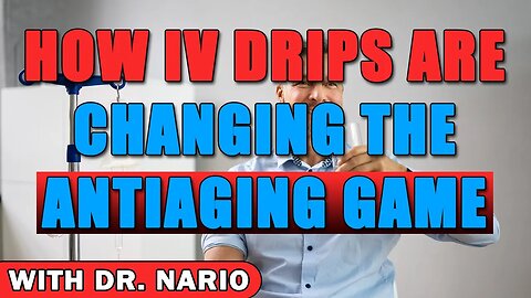 How IV Drips are Changing the Antiaging Game