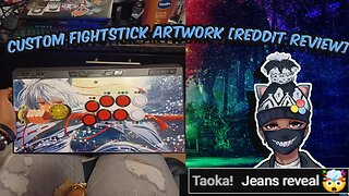 Unleashing My Creative Side: Sharing My Amazing Custom Fightstick Artwork [Reddit Review]
