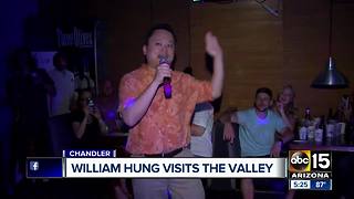 "American Idol" star William Hung visits the Valley