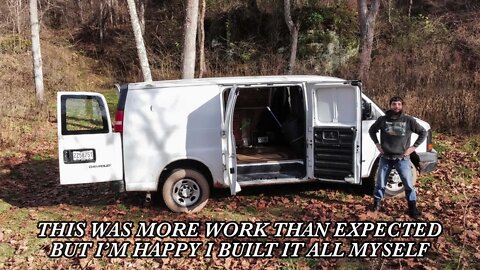 SIMPLE CARGO VAN TO CAMPER VAN CONVERSION FOR UNDER $1,000