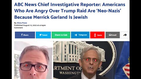 The Boy Who Cried Wolf: (ABC NEWS) 'If You Disagree With Merrick Garland Then You Are An Antisemite'