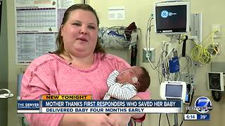 Mom of premature baby thanks medical team that saved his life