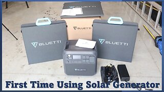 TNT #183: My first time using a Solar Power Generator - Easy to use?