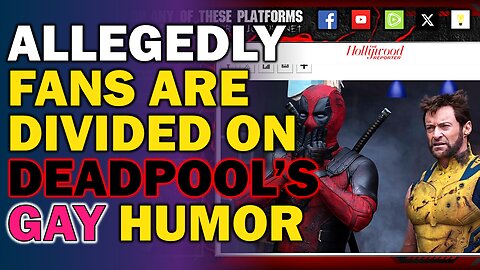 The media is saying that the fanbase is divided and the LGBTQ community are upset over Deadpool...