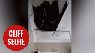 Family left living out of a suitcase after flood ruins their home