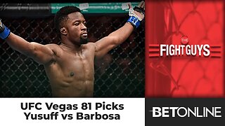 UFC Vegas 81 Picks: Yusuff vs Barbosa | The Fight Guys Mystic Zach & 'Suga' Rashad Evans