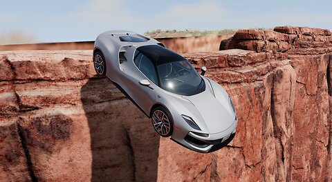 Satisfying Car Crash from Cliff - High Speed Jumps - Beamng.drive