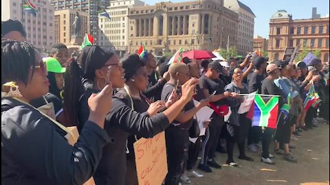 SOUTH AFRICA - Pretoria - Goverment march against gender-based violence (video) (AXV)