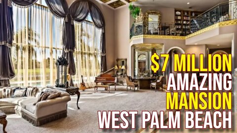 Exploring $7 Million Amazing Mansion West Palm Beach