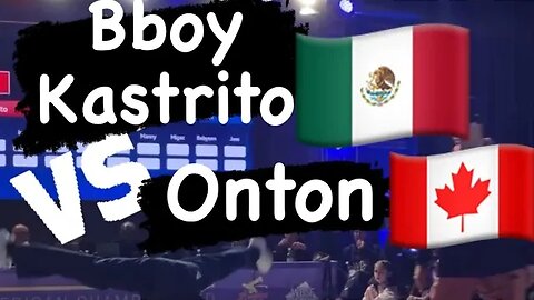 Bboy kastrito (team mexico) vs Bboy Onton (Team Canada) - Top 32 - Pan American Championships -