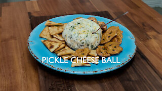 Holiday Finger Food Recipes - Pickle Cheese Ball