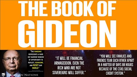 The Great Reset -The book of Gideon (satanists)