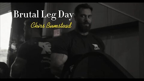 Brutal Leg Day | Chris Bumstead Workout | Motivation