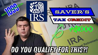 Saver's Tax Credit - EVERYTHING You MUST Know!!