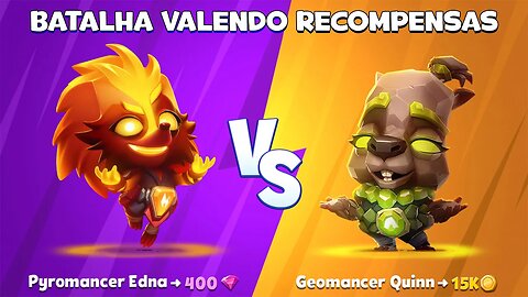 EDNA PIROMANCE VS QUINN GEOMANTE ESCOLHA SEU LADO! ZOOBA