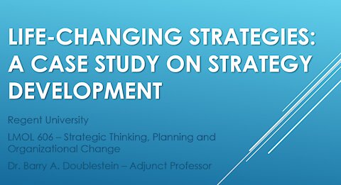 A Case Study On Strategy Development - Period Two