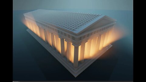 Parthenon inspired demo scene included with Volumetric Lights