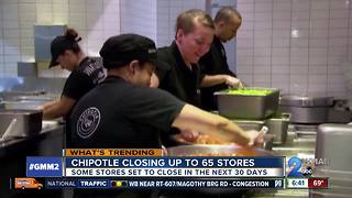 Chipotle closing up to 65 U.S. stores