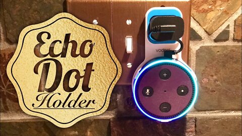 Amazon Echo Dot Outlet Wall Mount Holder by Vodool Review