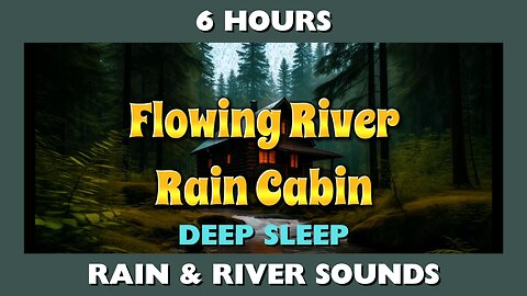 Rain and River Flowing Sounds / Sleep and Relaxation
