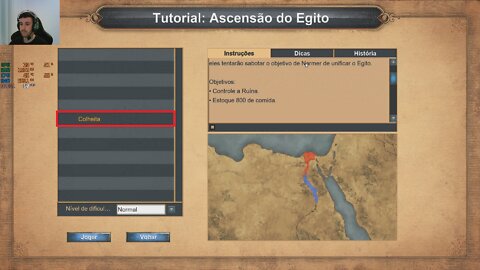 AGE OF EMPIRES 1 | TUTORIAL 6/12 | ASCENSÃO DO EGITO - COLHEITA