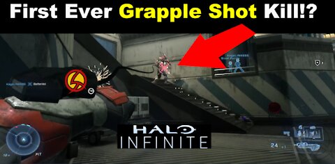 Getting a Kill With The Grapple Shot - Halo Infinite 2nd Beta | Showcase