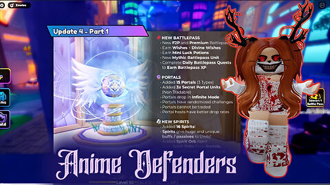 Anime Defenders Update 4 Part 1