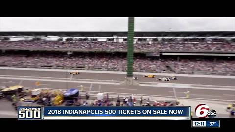 2018 Indianapolis 500 tickets on sale now