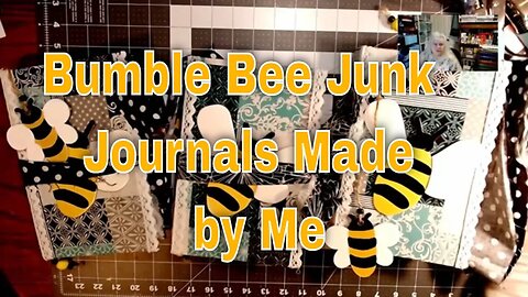 I Spent A WHOLE MONTH On These Bumble Bee Junk Journals 🐝📚