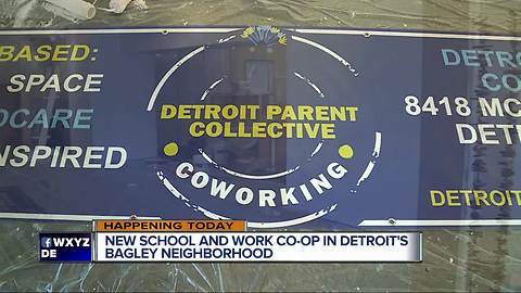 New school and work co-op in Detroit's Bagley neighborhood