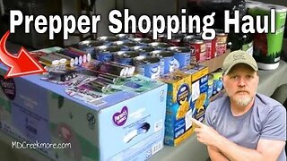 Prepper Shopping Haul / $300+ Adding To The Prepper Pantry Stockpile...