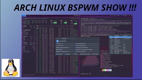 ARCH LINUX BSPWM SHOW!!!