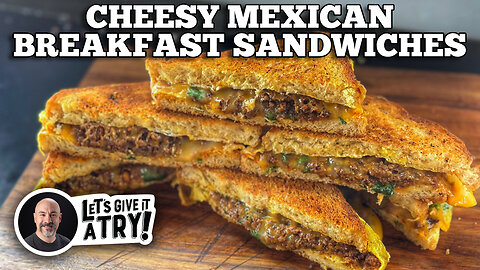 Cheesy Mexican Breakfast Sandwiches | Blackstone Griddles