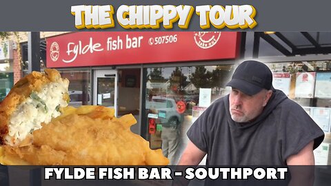 Chippy Review 14 - Fylde Fish Bar, Southport - Highlights: Halloumi Fritters - Battered Prawns