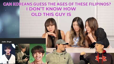 Two ROCK Fans REACT to CAN KOREANS GUESS THE AGES OF THESE FILIPINOS?