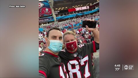 Bucs fans were lucky enough to witness the Bucs' Super Bowl win in-person