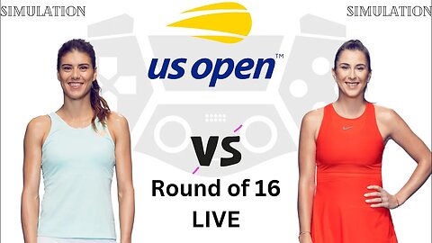 Sorana Cirstea vs Belinda Bencic | US Open Tennis 2023 | Round of 16 Match Live Simulation