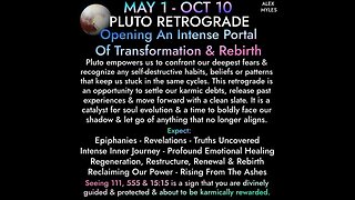 Pluto Retrograde | May 1st - Oct 10th 2023 - Intense Portal of Transformation and Rebirth