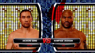 UFC Undisputed 3 Gameplay Rampage Jackson vs Akihiro Gono (Pride)