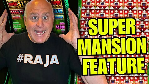 DID THE IMPOSSIBLE!!! FULL SCREEN SUPER MANSION JACKPOT!