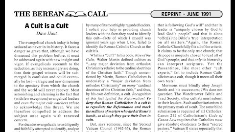 A Cult is a Cult - from our archives