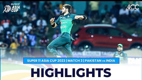 super 11 asia cup 2023 | match 3 | pak vs india highlights